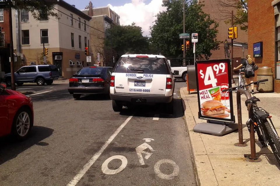 Bike Lane in Philadelphia